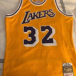 Magic Johnson NBA Swingman Jersey Mitchell & Ness